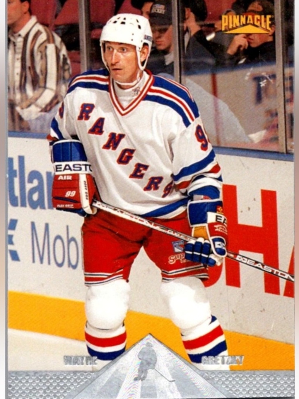 Wayne Gretzky 1996/97 Pinnacle New York Rangers. Hockey Card
